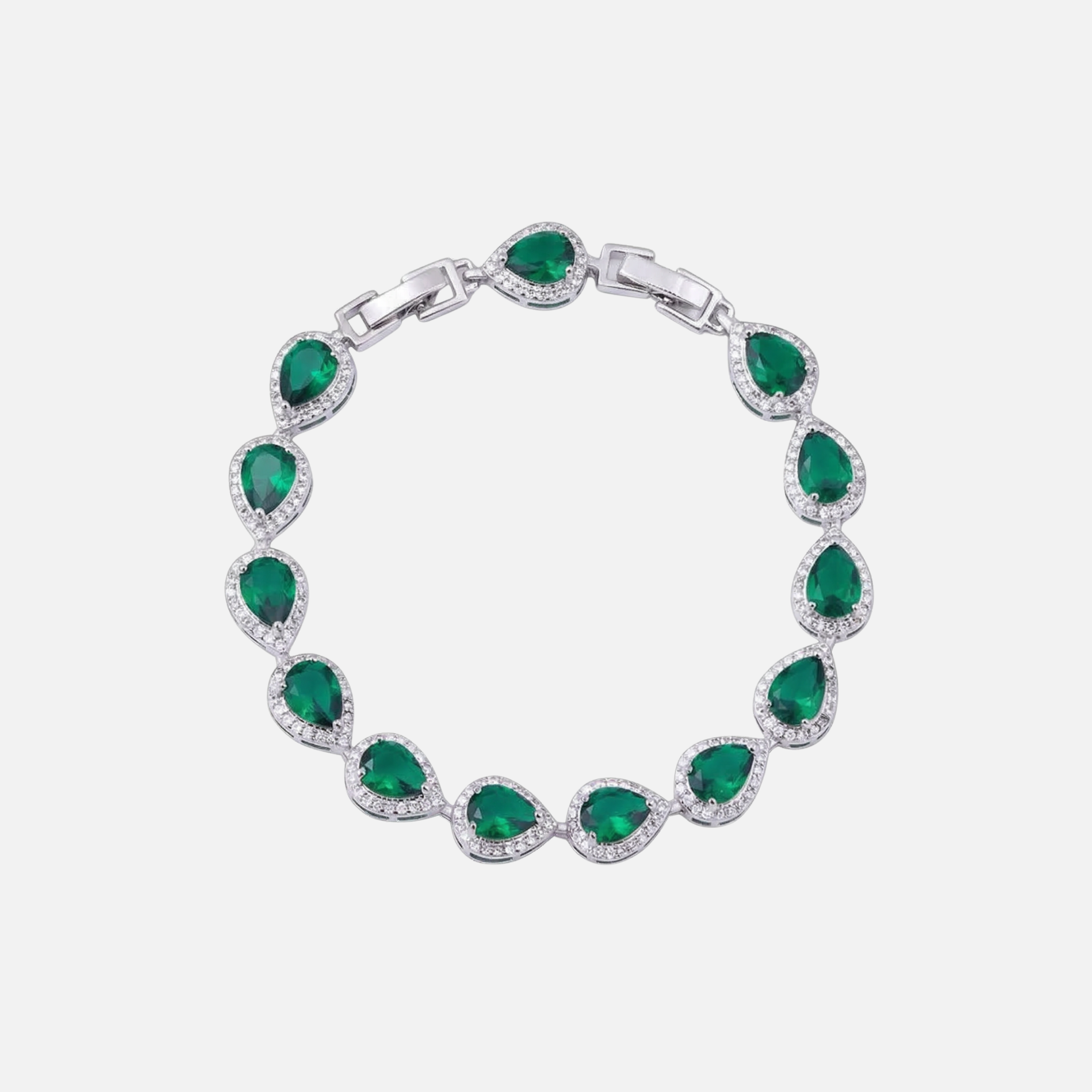 TEAR DROP BRACELET - SILVER