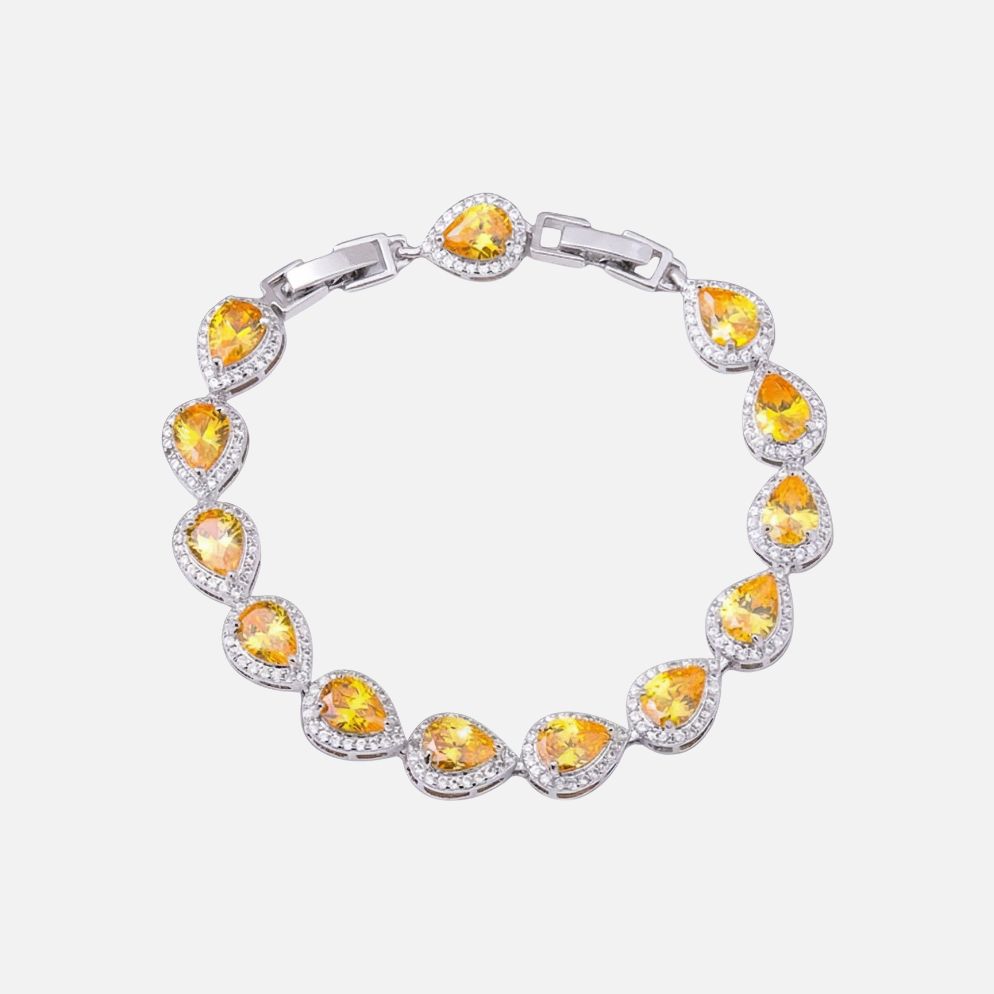 TEAR DROP BRACELET - SILVER